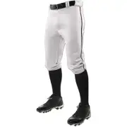 Champro Triple Crown Piped Baseball Youth Knicker Pant BP101Y - White/Black - S