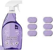 Dr Clean Spray Cleaner for Ovens,Cleaning Spray for Instant Stain Removal, All-Purpose Cleaner Spray, Multi-surface Cleaners with Concentrated Cleaning Tablets for Home, Kitchen, Bathroom (6)