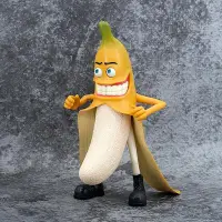 在飛比找Yahoo!奇摩拍賣優惠-邪惡香蕉人 香蕉先生 搞怪 手辦 模型 雕像 擺件 玩具