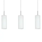 Eglo 3 Light Troy3 Opal Frosted White Glass Bar Pendant Light