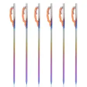 Camping Tent Stakes, Titaniums Alloy Canopy Stakes Spikes Heavy Duty Tent Peg