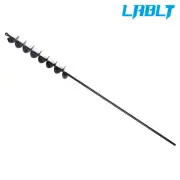 LABLT 32"×2" Extended Length Auger Drill Bit Post Hole Digger 3/8" Drive Drill