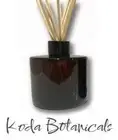 Short Round REED DIFFUSER GLASSWARE Amber Glass w/ Black Lid 200ml DECOR AROMA