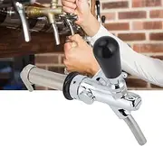 Beer Dispenser Tap, 304 Stainless Steel Draft Beer Keg,Brass Draft Beer Keg Faucet, Shank Beer Spigot Tap Wine Dispenser Tools for Bar Pub Home Brewing Accessories.