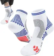 [ZUREGO] Highersocks - 2023 Far Infrared Schorl Titan-ium Ion Heightening Booster Socks, Soft -cro Titan-ium Height Booster Socks, Breathable Athletic Ankle Socks, Higher Booster Socks, Foot Supports