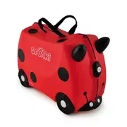 Trunki Harley Ladybird - Ride on Suitcase / Carry-on Bag - Red