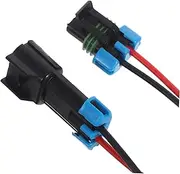 BESTYASH 2pcs Automotive Connectors Kit Wire Male and Female Plugs for Car Electrical Systems Easy Installation Flexible Wiring