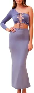 [EMOTAÉ] The Spritz One-Shoulder Matching Skirt Set