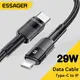 Essager PD 29W Type c 轉 ios 電纜用於 ip 7-14 快速充電線 480Mbps 數據傳輸線