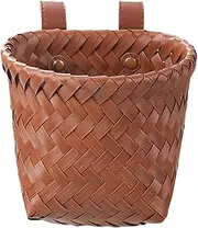 Children Basket - Front Handlebar Basket, Woven Bike Carrier | Waterproof Children Bicycles Storage Outdoor Fun Accessories, Cute Mesh Storage Holder for Toddler Cruiser Hybrid Road Bike