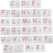 TEHAUX Alphabet Magnets for Fridge 26pcs Letters Set Interactive Learning Tool Uppercase Lowercase
