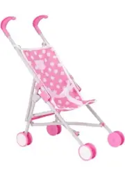 Toy Dolls Buggy | Baby Doll Pushchair | Childrens Stroller Toy Umbrella Fold