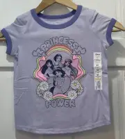 Disney's Princess Power Purple Ringer Tee by Jumping Beans Size 5T