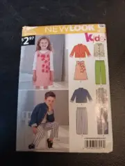 New Look Child's Sewing Pattern 0957 Size 3 4 5 6 7 8 Uncut Boys Girls