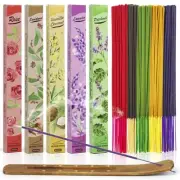 Incense Sticks Gift Set, Scent of Sandalwood, Lavender, Rose, Patchouli, Vani...