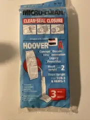Hoover Vacuum Bags Type A 3 Pack Micro-clean Antibacterial 4217