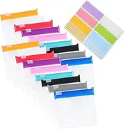FOMIYES 27pcs Pill Pouch Bags with Labels Reusable Self-sealing Travel Medicine Organizer for Daily Use Compact Storage for Pills and Small Items