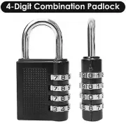 Weatherproof Security Padlock Outdoor Heavy Duty 4-Digit Combination Lock