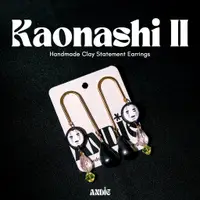 在飛比找蝦皮購物優惠-Kaonashi II 耳環粘土手工防過敏 ANDiE