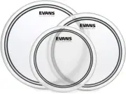 Evans EC2S Frosted 3-piece Tom Pack - 10/12/14 inch (3-pack) Bundle