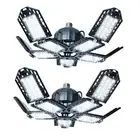 LED Garage Lights - 18000 Lumen 6500K Daylight 180W, Five Leaf Led 180W 2-Pack