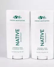 Native Fresh Mistletoe Deodorant Christmas Holiday Limited Ed 2.65 oz Lot of 2