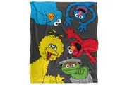 Sesame Street Group Pose Blanket (Multicoloured) (One Size)