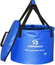 Premium Collapsible Bucket by - Compact Portable Folding Water Container - Li...