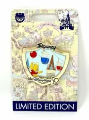 Walt Disney World 50th Anniversary Attraction Crest Pin - Skyway Winnie the Pooh