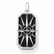 Genuine THOMAS SABO Pendant Compass Star Black