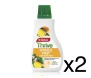 2 x Thrive Yates Citrus Liquid Plant Food Fertiliser 500ml makes 150L