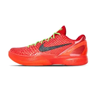 Nike Kobe 6 Protro Reverse 男 紅 聖誕節 曼巴 蛇鱗 經典 籃球鞋 FV4921-600