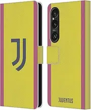 Head Case Designs Officially Licensed Juventus Football Club Away 2024/25 Kit Leather Book Wallet Case Cover Compatible with Sony Xperia 1 VI 5G