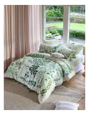 [Linen House] Lilly Quilt Cover Set in Vanilla