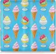 [Amooorous] Cartoon Cute Color Ice Cream Cake Pu Leather Car Registration & Insurance Card Holder Car Essentials for Driver License, Cards & Essential Documents, Cartoon cute color ice cream cake, 1