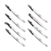 Tweezers Stainless Steel Anti-static Model Making Industrial Electronic Repair