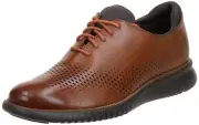 Cole Haan Men's 2.Zerogrand Laser Wingtip Oxford British Tan/Java 11
