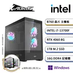 技嘉B760平台【PS-XC20W】I7十六核RTX4060獨顯WIN11PRO電競機(I7-13700F/B760/RTX4060/16G/1TB SSD)