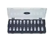 Force K4204 1/2" Drive 20pc T20-T70 Star Torx & T20H-T70H Tamperproof Socket Bit