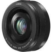 Panasonic 20mm f/1.7 II ASPH Black Pancake Lens