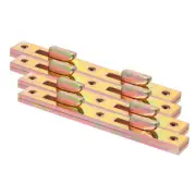 4 Pcs Bed Rail Fasteners Frame Brackets Board Fixing Connector Hardware