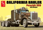 AMT 1327 1/25 Scale Peterbilt 359 California Hauler W/Sleeper Plastic Model Kit
