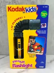 Kodak Kids for Flexible Handheld Yellow Flashlight Tyco No 59001 Vintage 1995