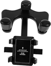VILLFUL Auto Phone Holder for Car Black Dashboard Navigation Bracket Durable Material Easy Air Vent Mount for Convenience
