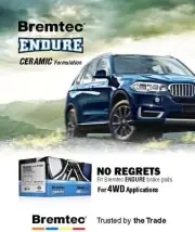 Bremtec Endure 4WD Front Brake Pads FIT Mitsubishi Triton MK DB1223 (for: Mitsubishi)