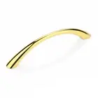 Zinc Alloy Solid Cupboard Door Handle Simple Curved Drawer Pull Hardware