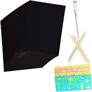 1 Set DIY for Scratch Paper with Styluses Templates and Random Brush Creative Drawing and Crafting Fun