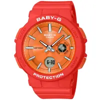 在飛比找momo購物網優惠-【CASIO 卡西歐】BABY-G 夏日風情雙顯錶(BGA-