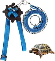 EIHI 1 Piece Leather Harness Strap for Turtles, Adjustable Small Pet Harness, Reptile Leash, Turtle Leash, Pet Walking Leash, Control Rope, Pet Supplies