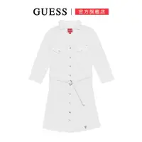 在飛比找蝦皮商城優惠-【GUESS】水洗仿舊牛仔連身洋裝-白